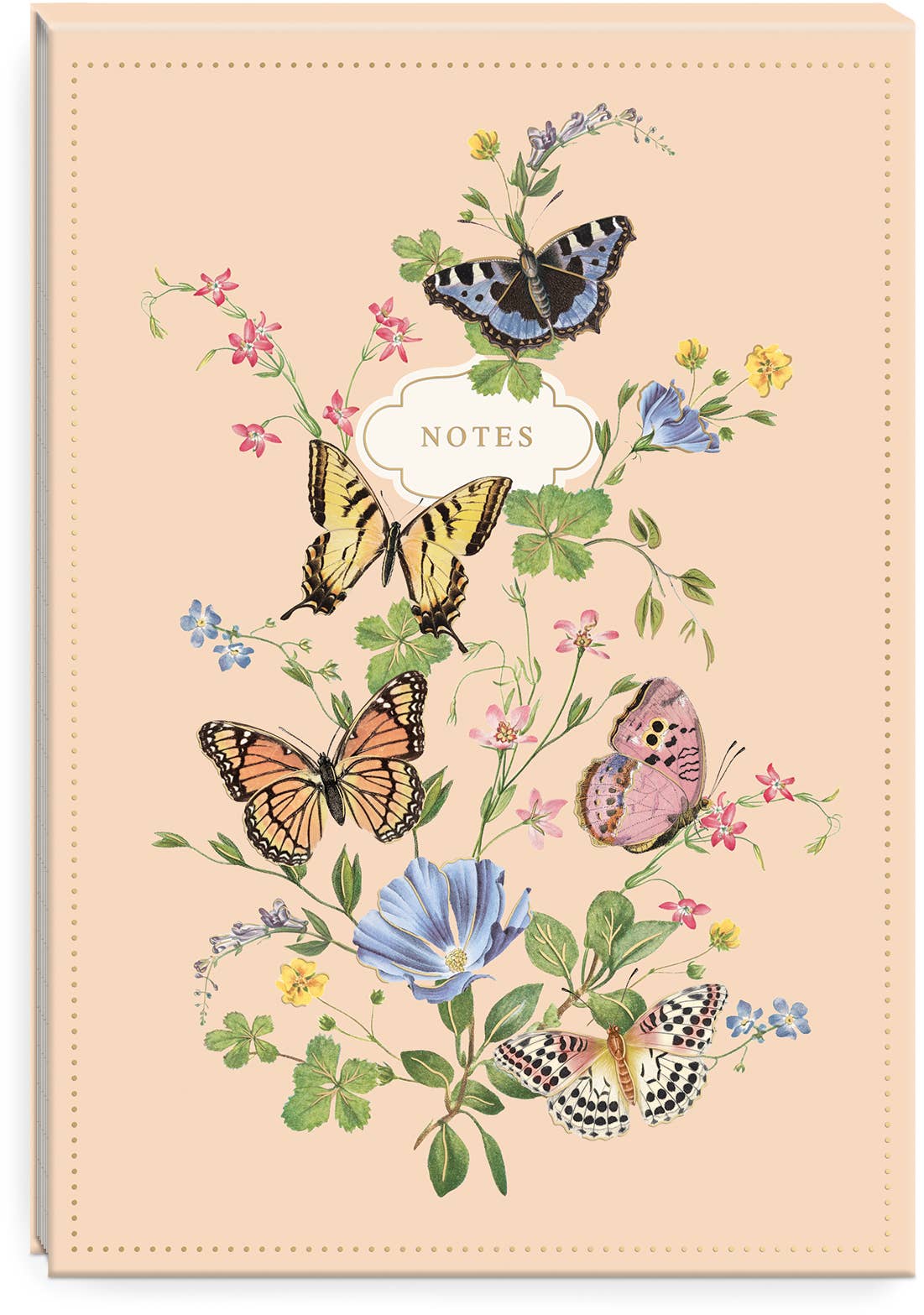 Ephemeral Garden Butterfly  Flip-Top Notepad