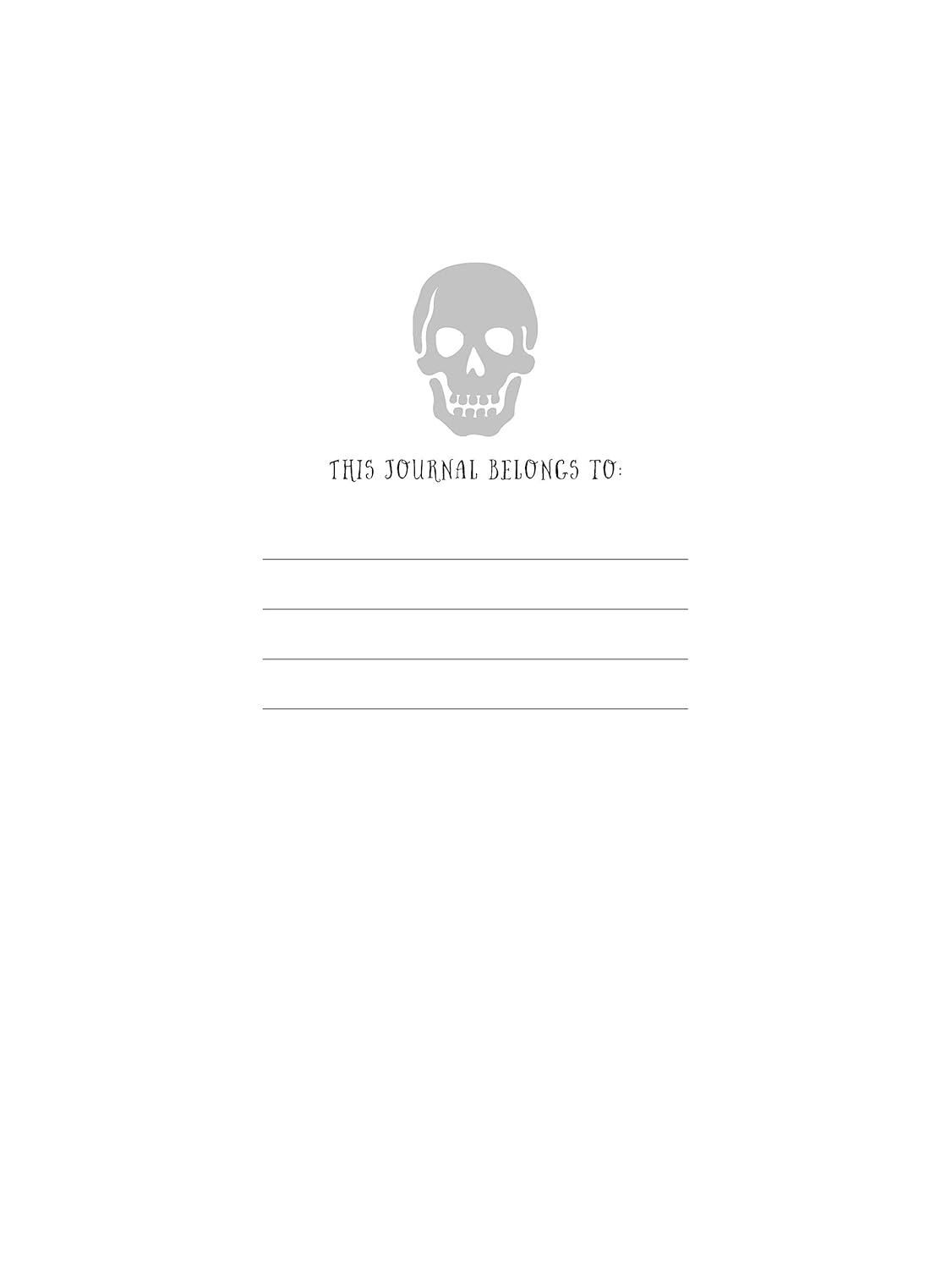 Dean Russo Skull Mosaic Journal