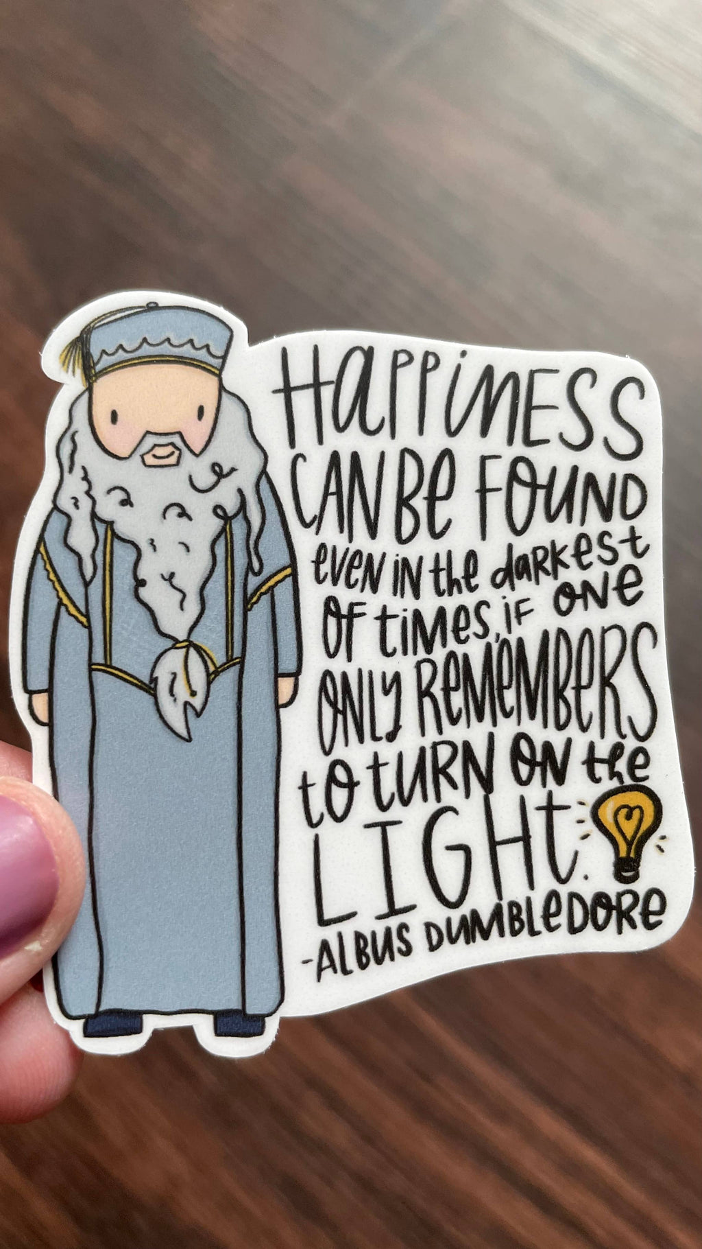 Wise Wizard Inspirational Sticker