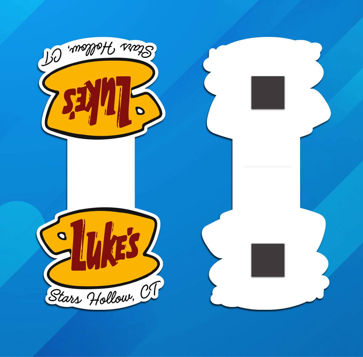 Gilmore Girls Inspired Journal with Magnetic Bookmark Set (Winter)