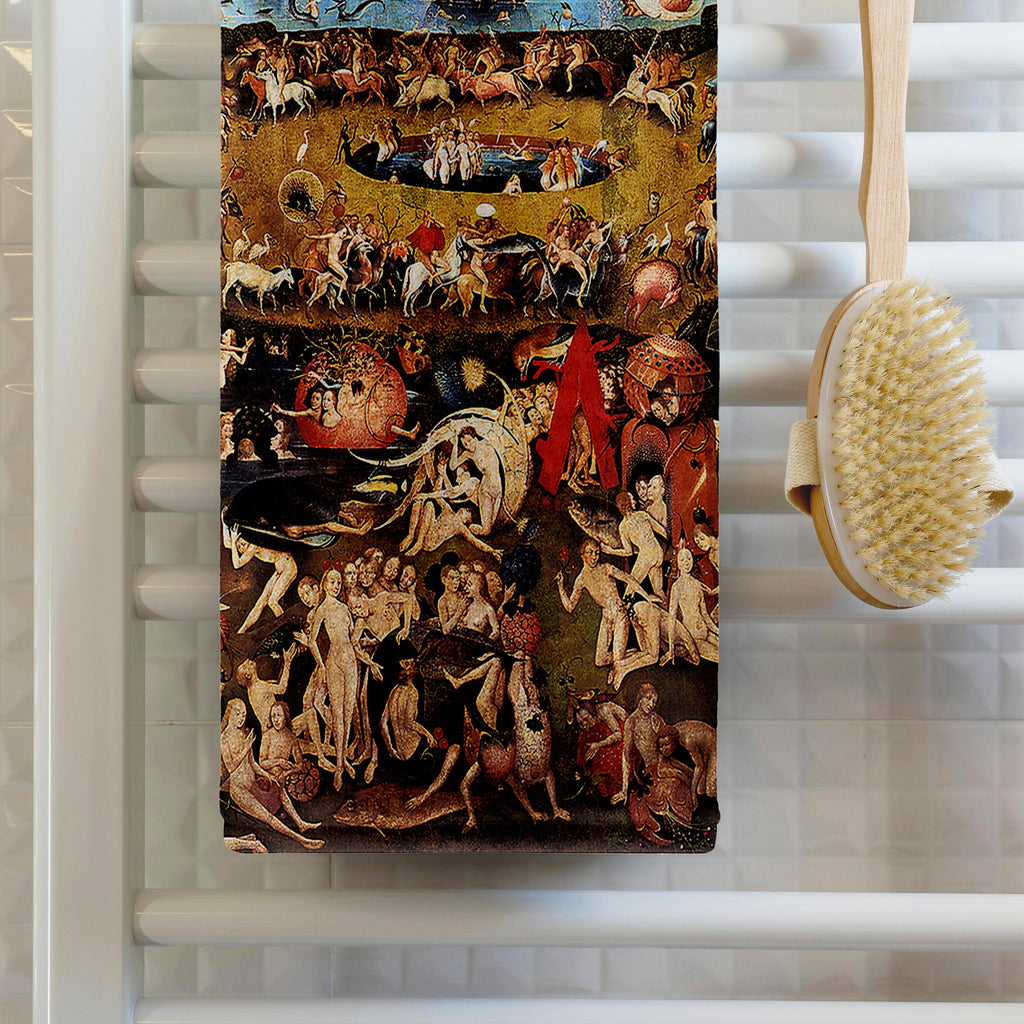 3dRose, Garden of Earthly Delights by Hieronymus Bosch, Towel