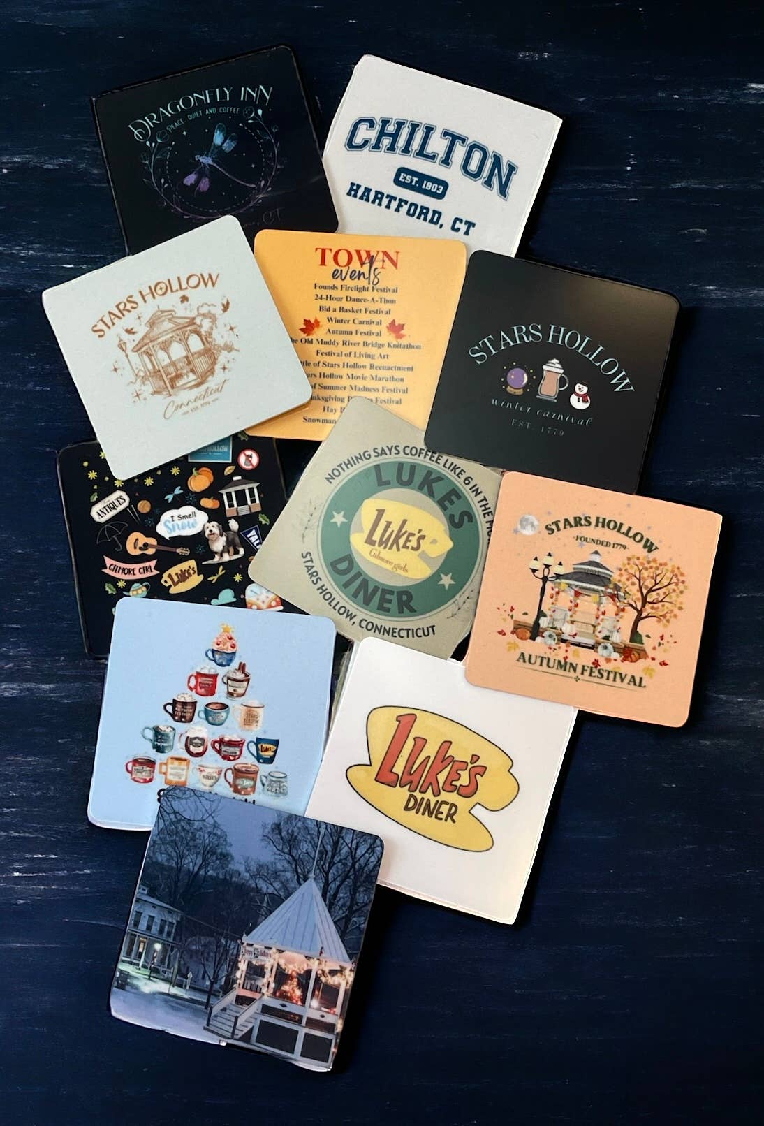 Gilmore Girls Stars Hollow Sublimation Magnets