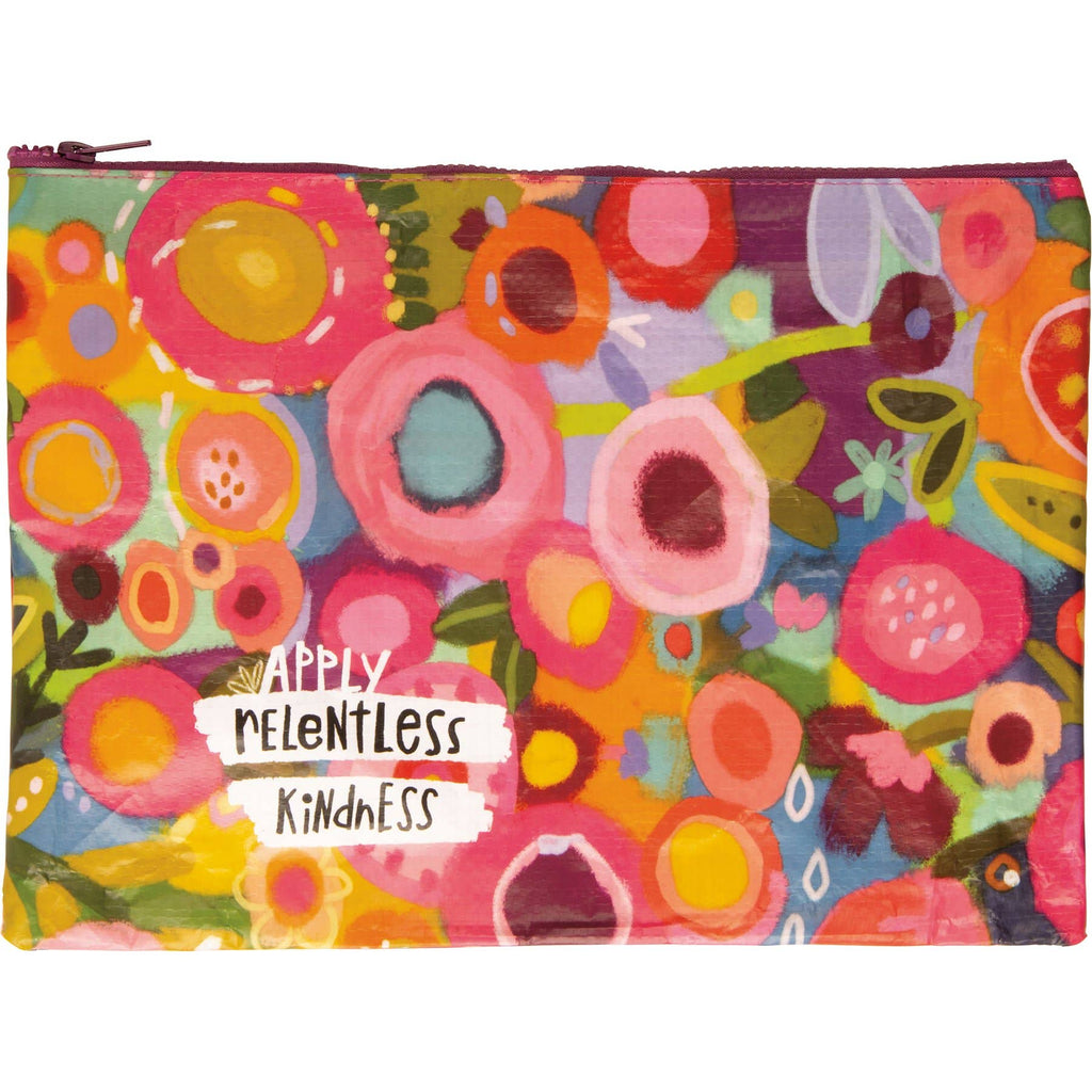 Apply Relentless Kindness Zipper Folder
