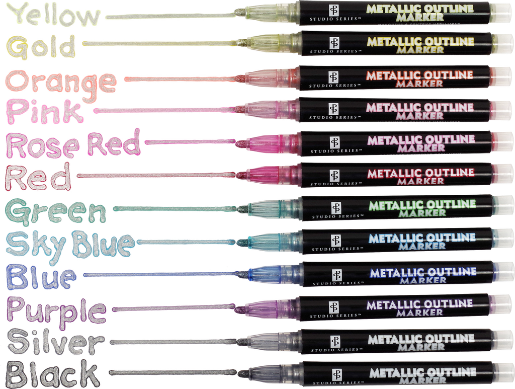 Studio Series Metallic Outline Markers