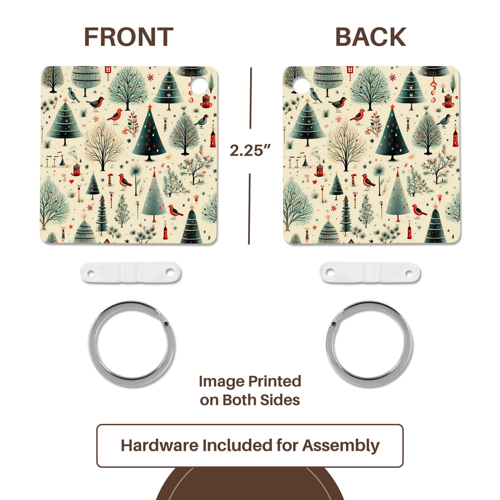 Christmas pattern, Key Chain