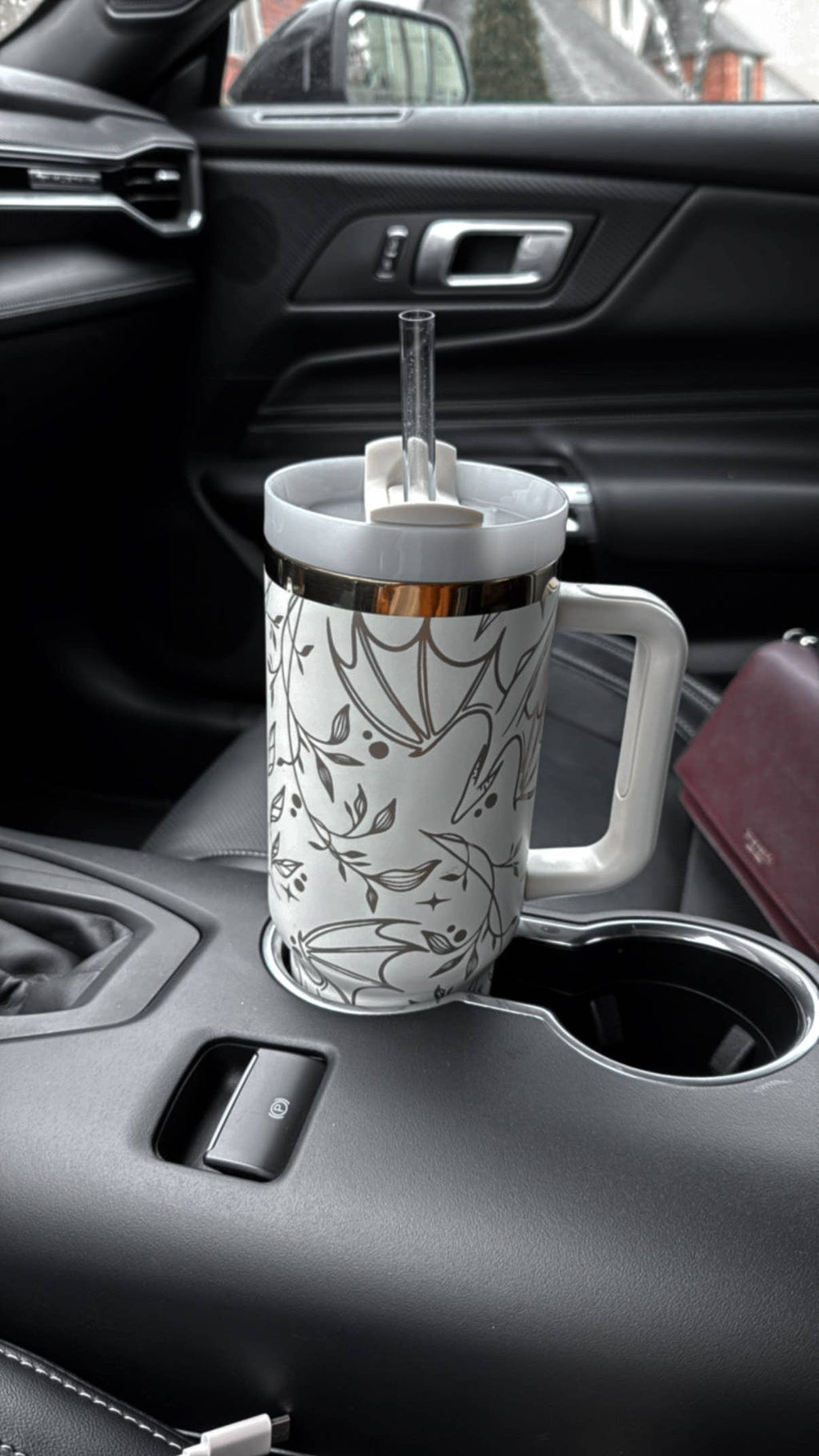 Engraved Gold Dragons Bookish 40oz Tumbler