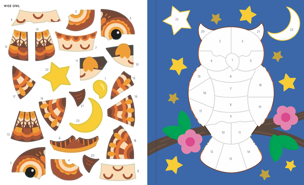 Large Print Color-by-Sticker Book: Mindfulness