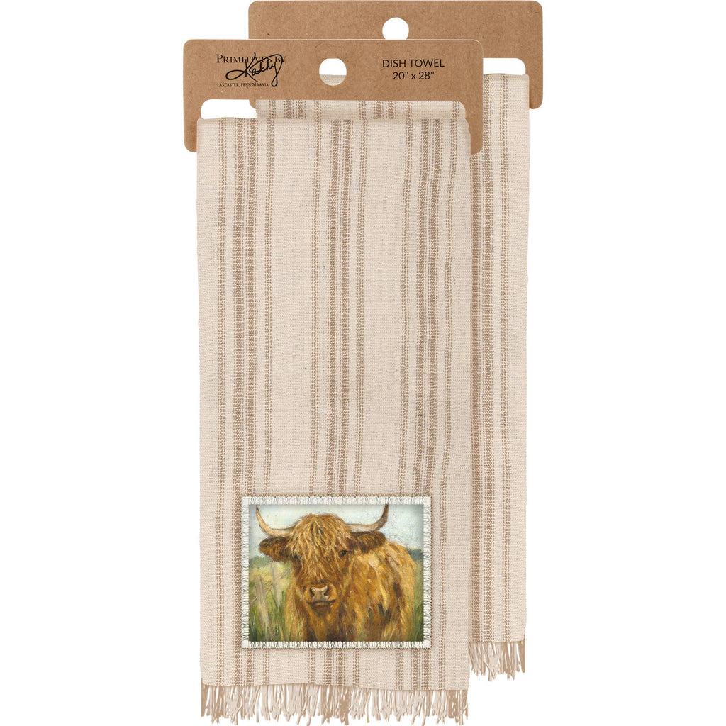Highland Cow Kitchen Towel