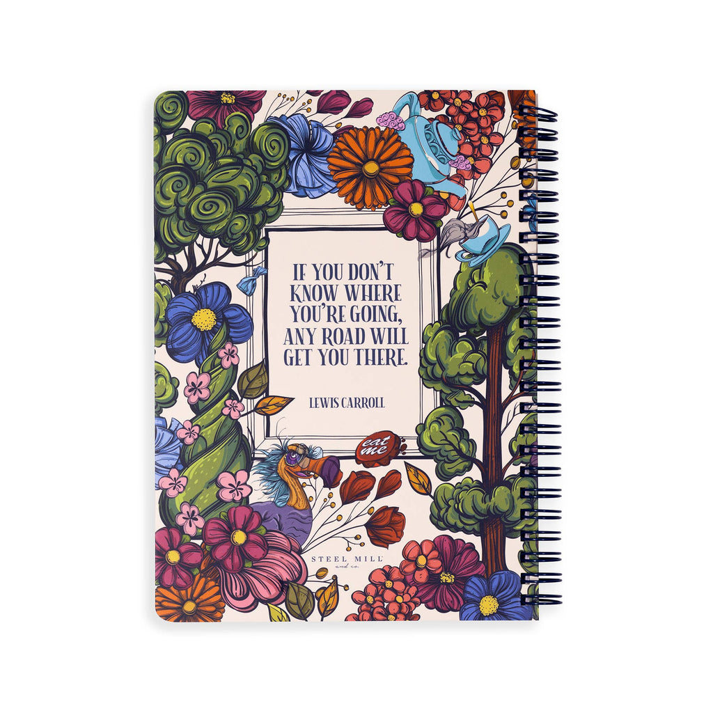Mini Notebook, Alice in Wonderland - Floral Nonsense