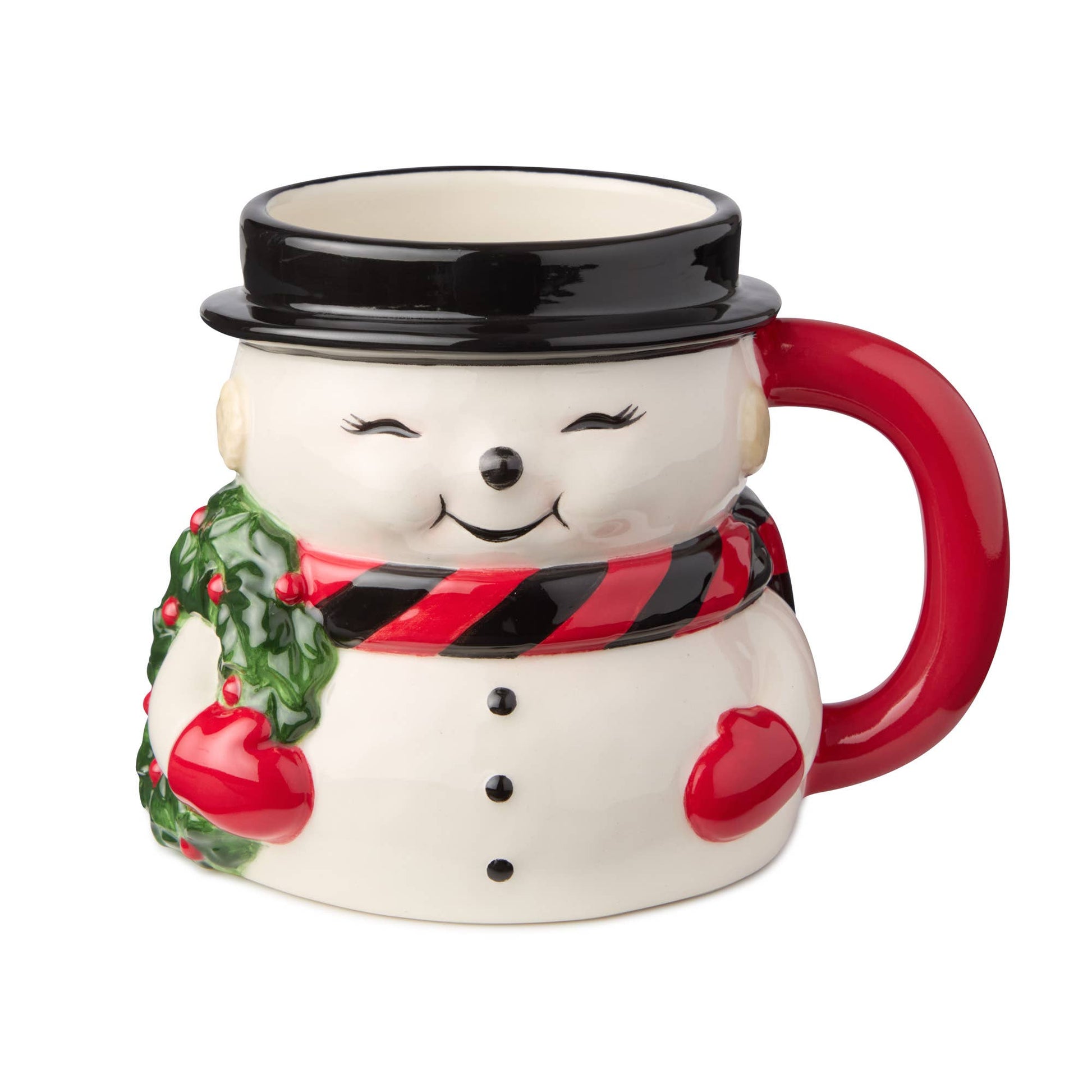 Santa's Retro Christmas 3-D Mug 18 oz.