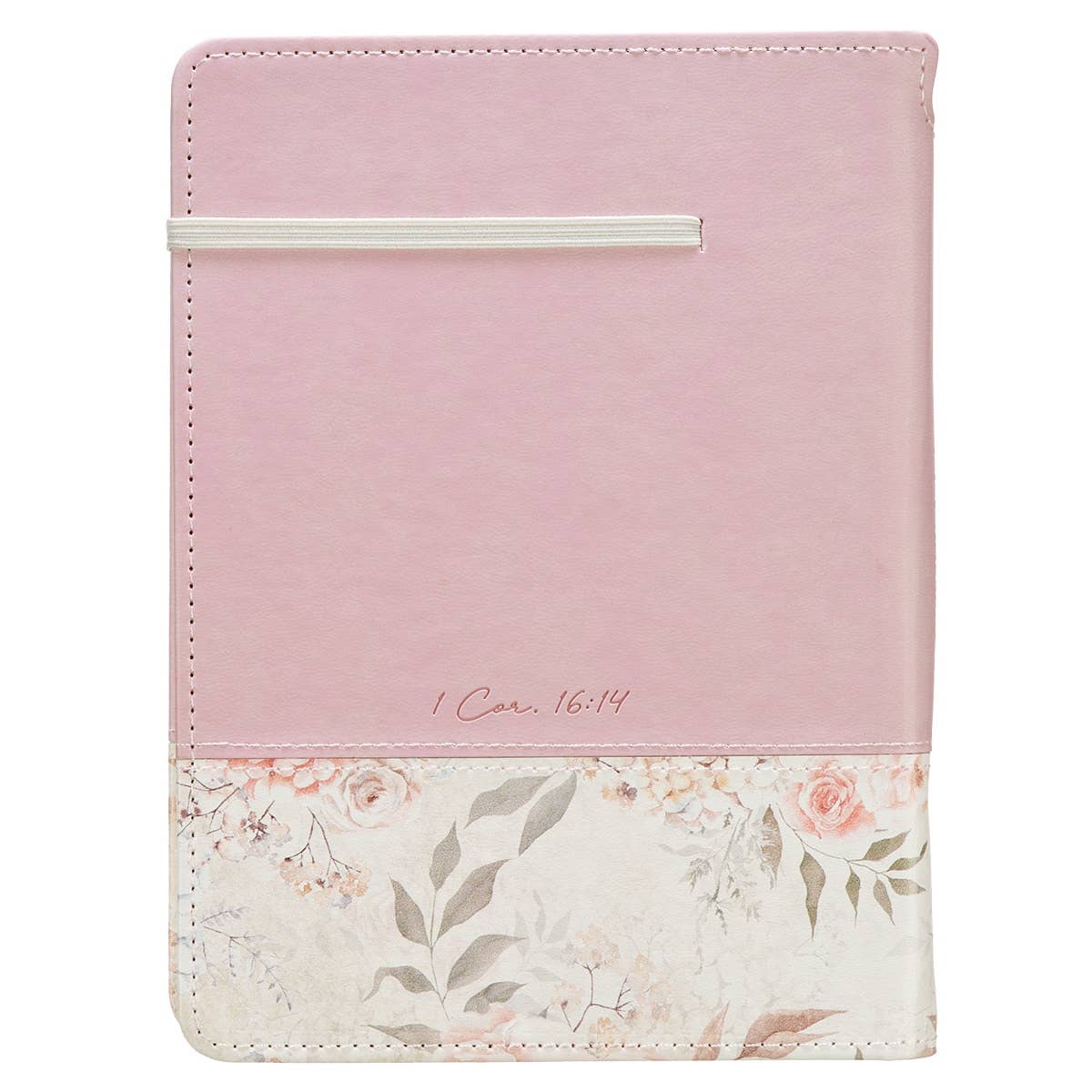 Journal Classic w/Elastic & Pen Holder Love 1 Cor. 16:14
