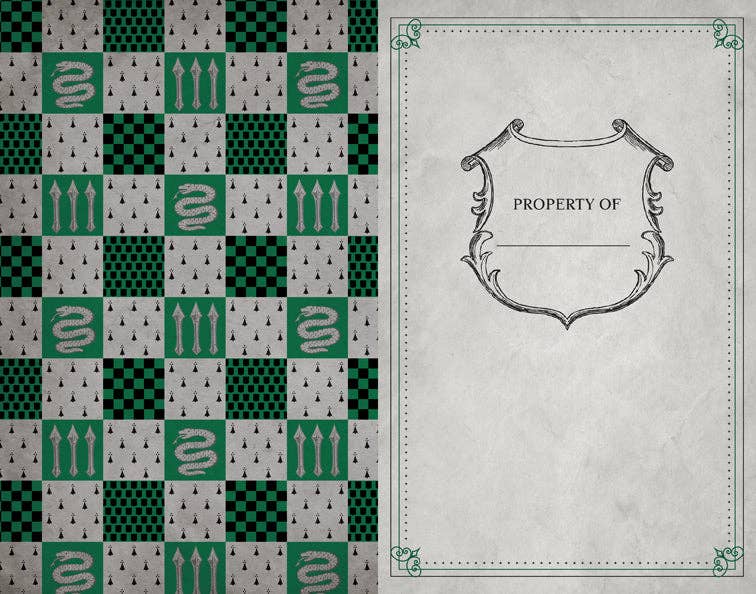 Harry Potter: Slytherin Ruled Notebook