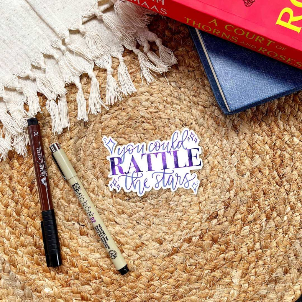 Throne of Glass Rattle The Stars Sticker