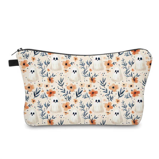 Pouch - Halloween Floral Ghost