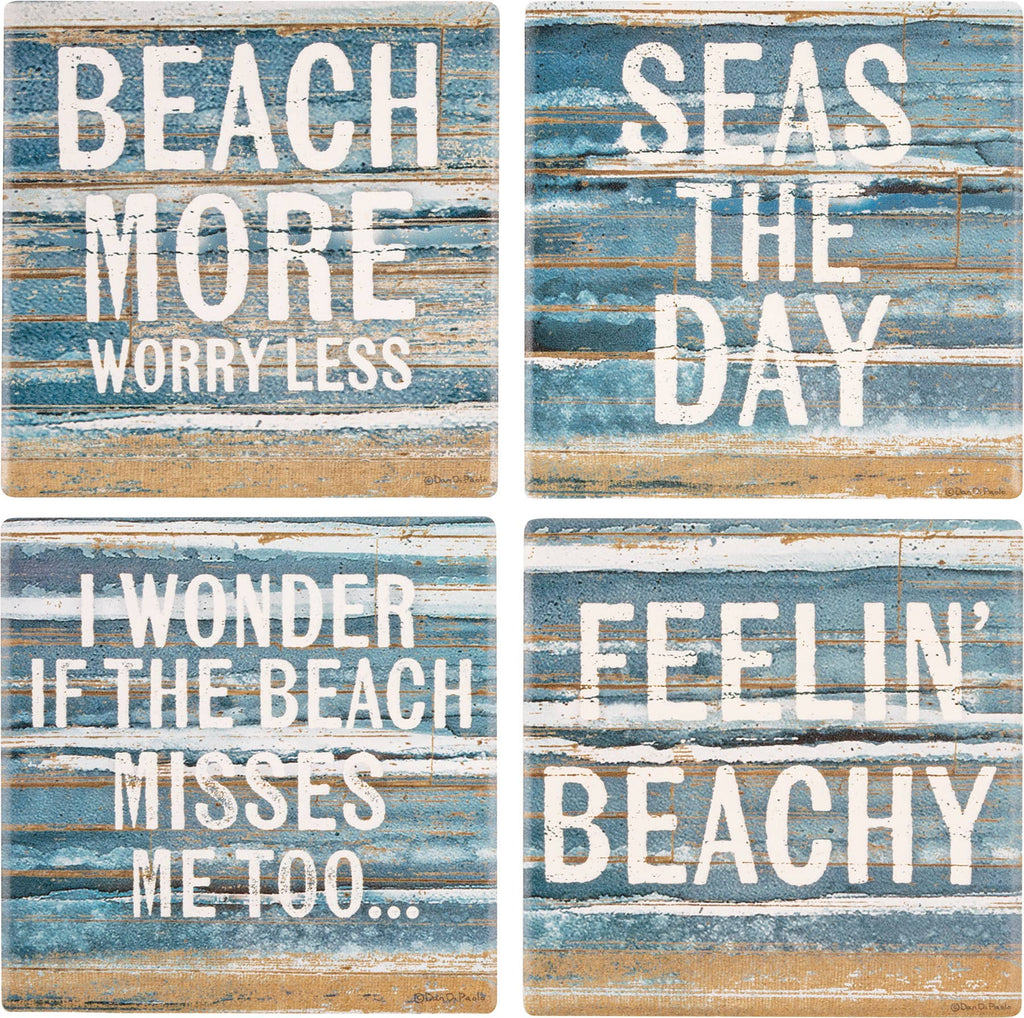 Beach More Coaster Set