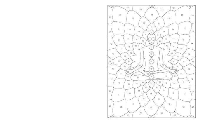 Large Print Meditation Color By Numbers