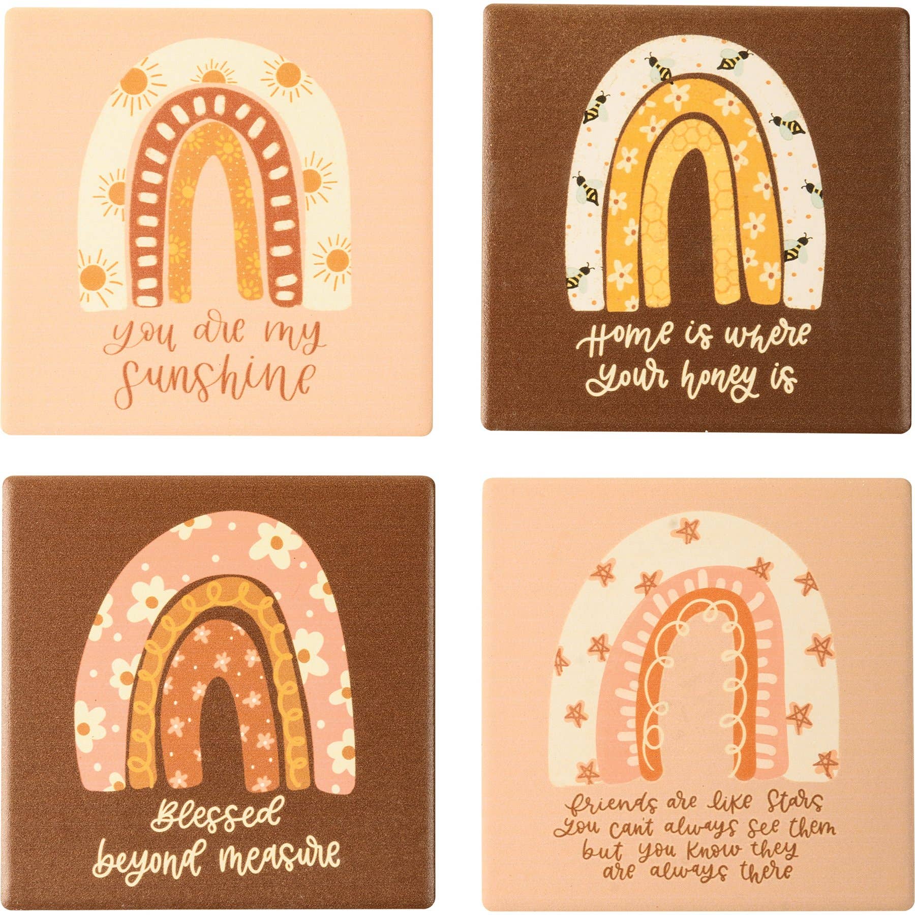 Rainbows Coaster Set