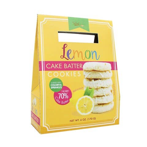 On the Go Spring Cake Batter Soft Cookies: Lemon