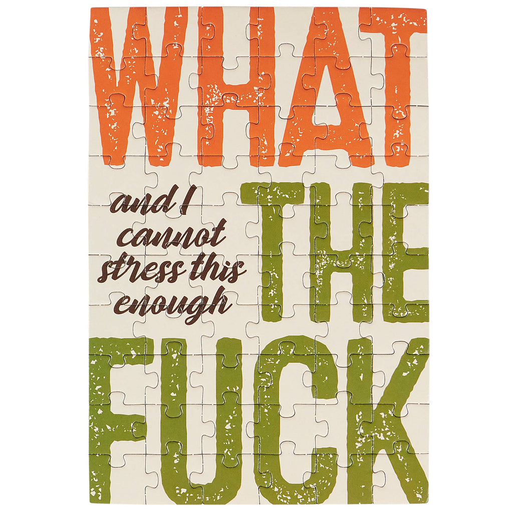 Cannot Stress Puzzle Card