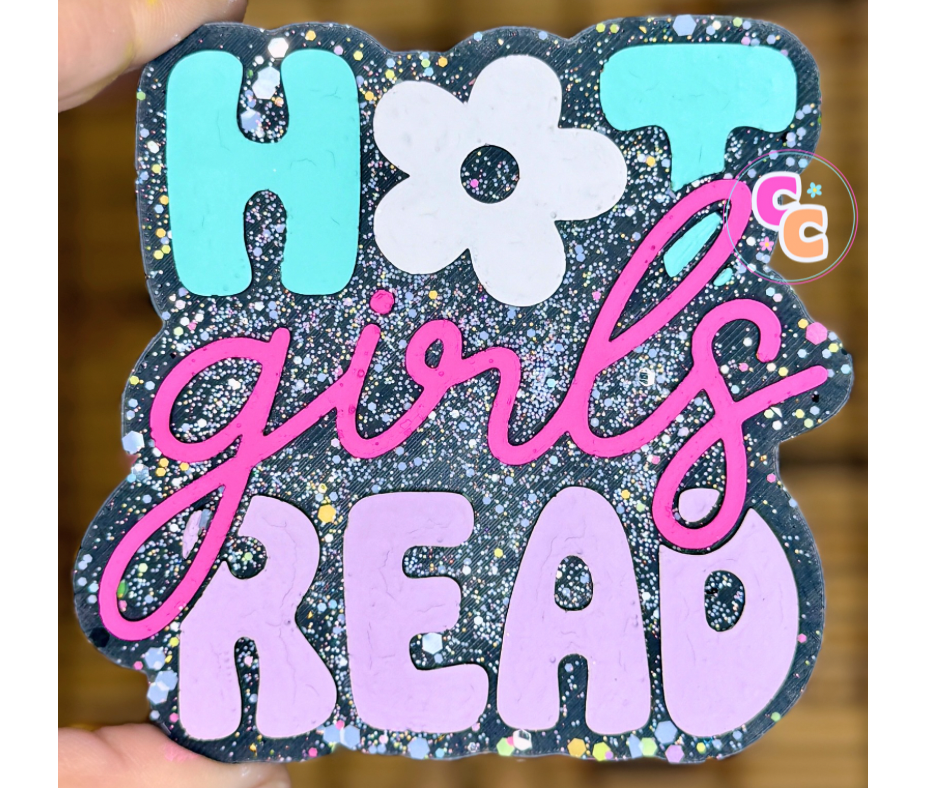 Hot Girls Read Freshie | Car Air Freshener | Bookish Freshie