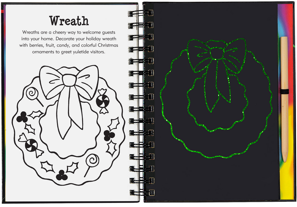 Merry Christmas Scratch and Sketch