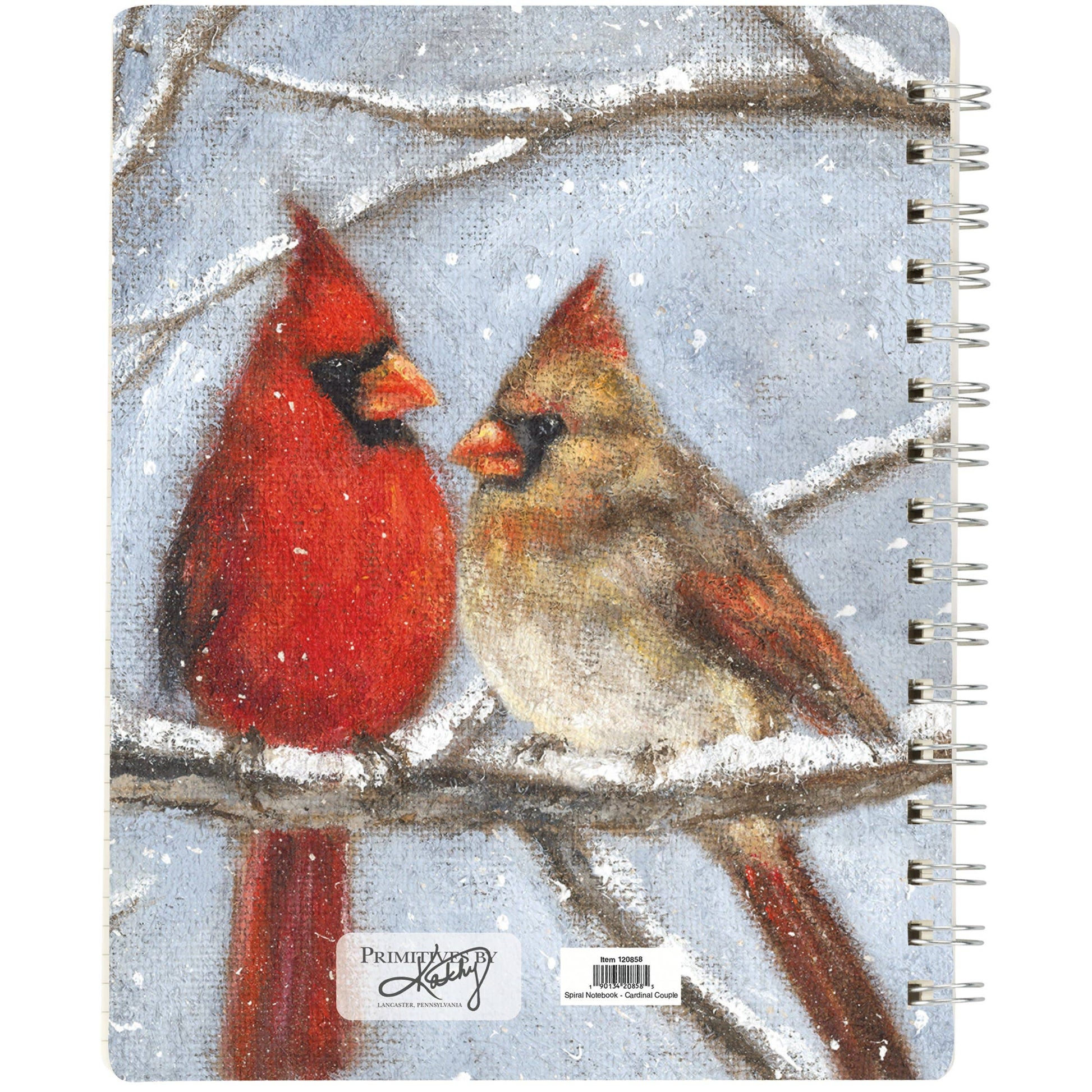 Cardinal Couple Spiral Notebook