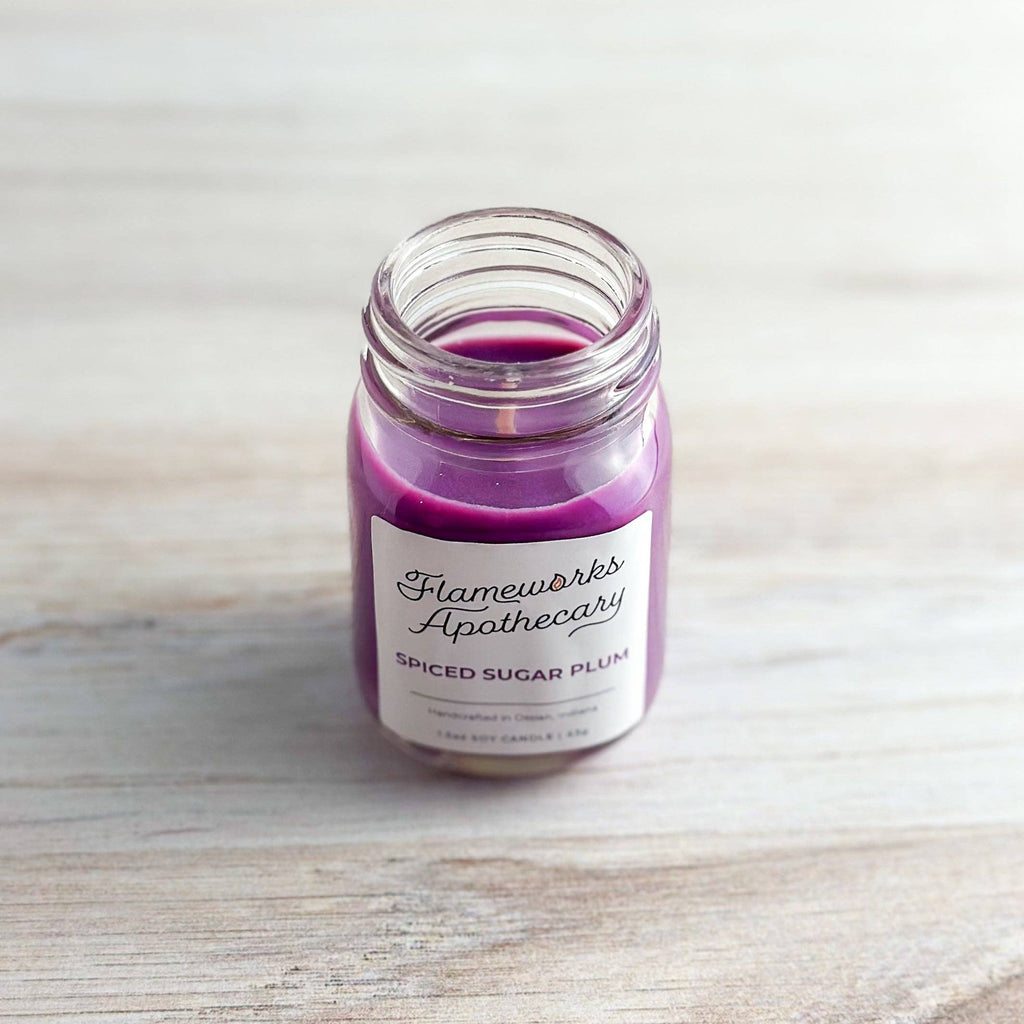 Spiced Sugar Plum 1.5 oz Mini Mason Jar Candle