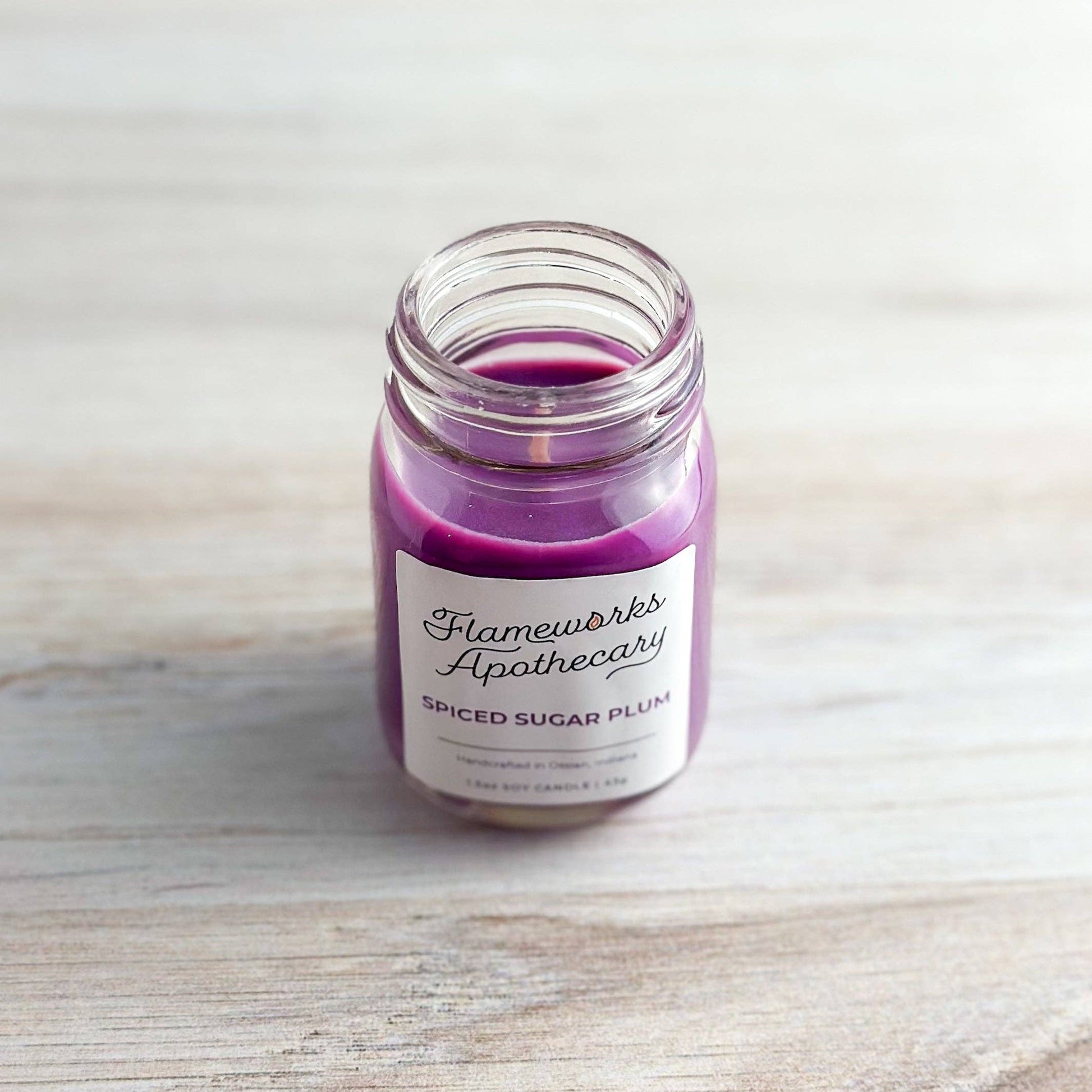 Spiced Sugar Plum 1.5 oz Mini Mason Jar Candle