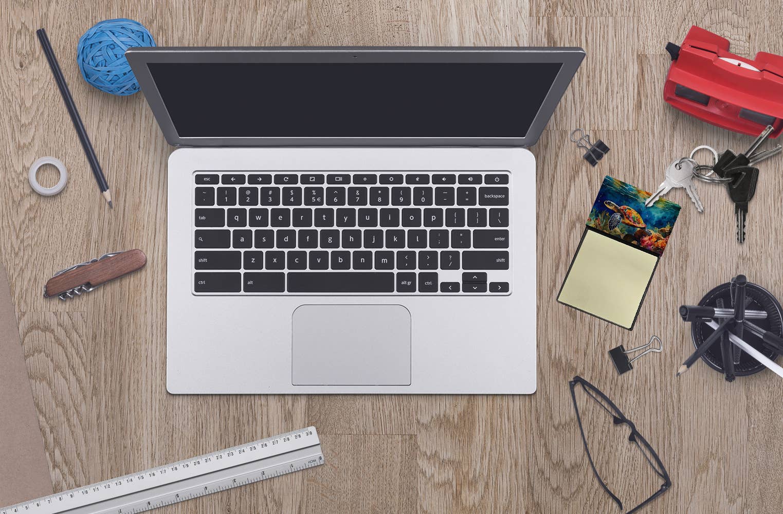 Loggerhead Sea Turtle Sticky Note Holder DAC2808