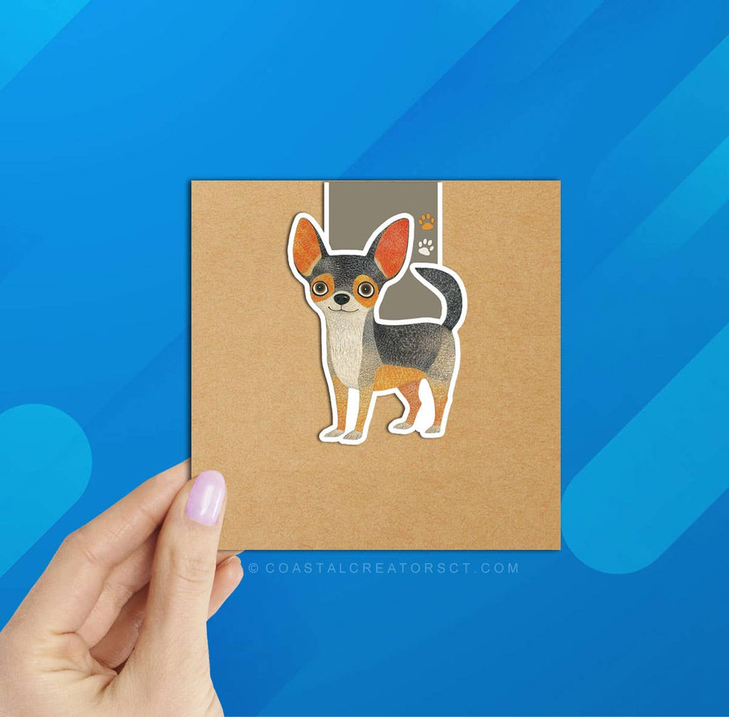 Chihuahua Dog Reversible Magnetic Bookmark (Packaged)