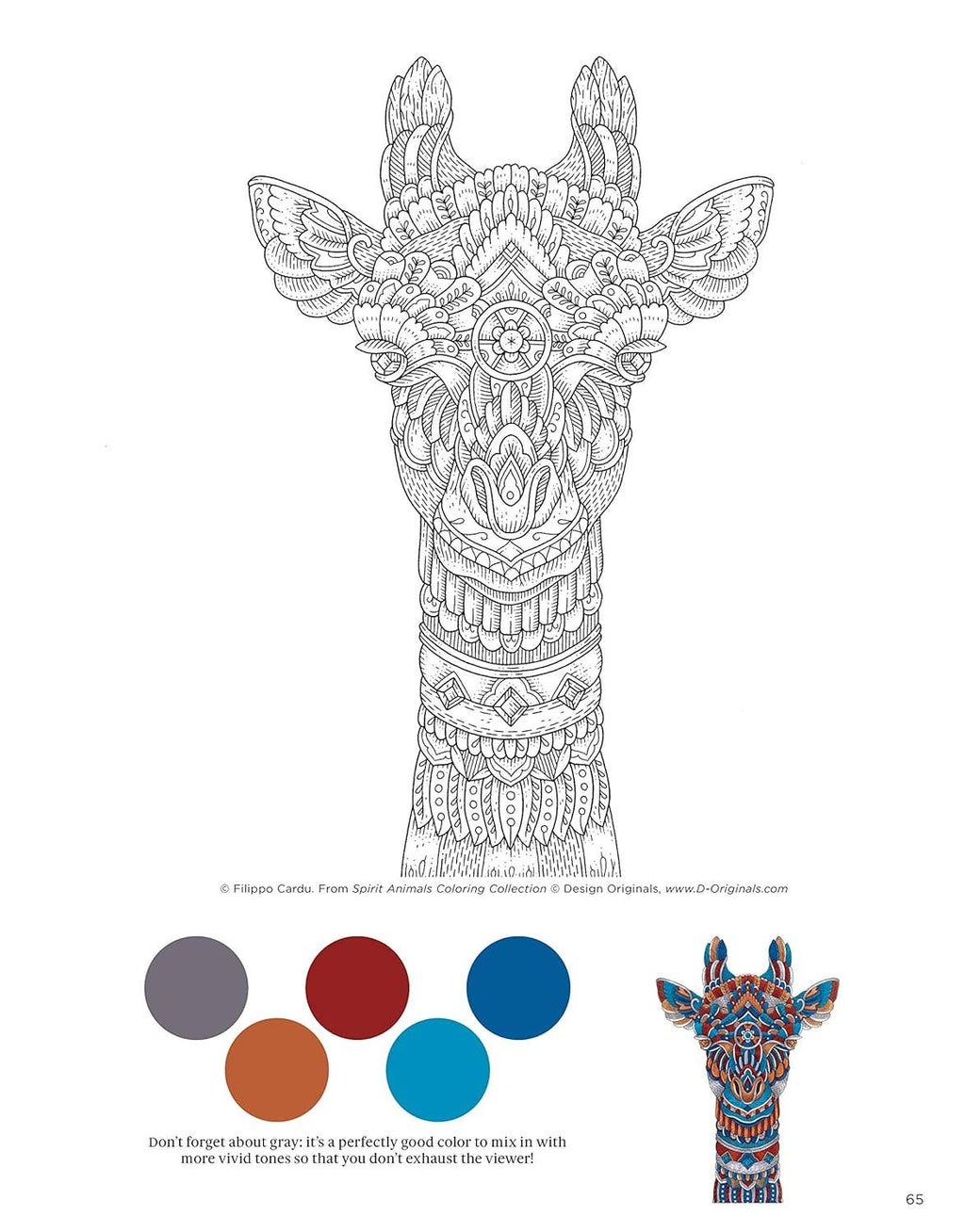 Spirit Animals (Filippo Cardu Coloring Collection)