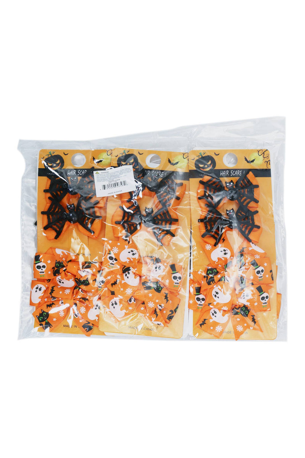 Cute Halloween Variety Fashion Hair Clip - 2 pcs/card