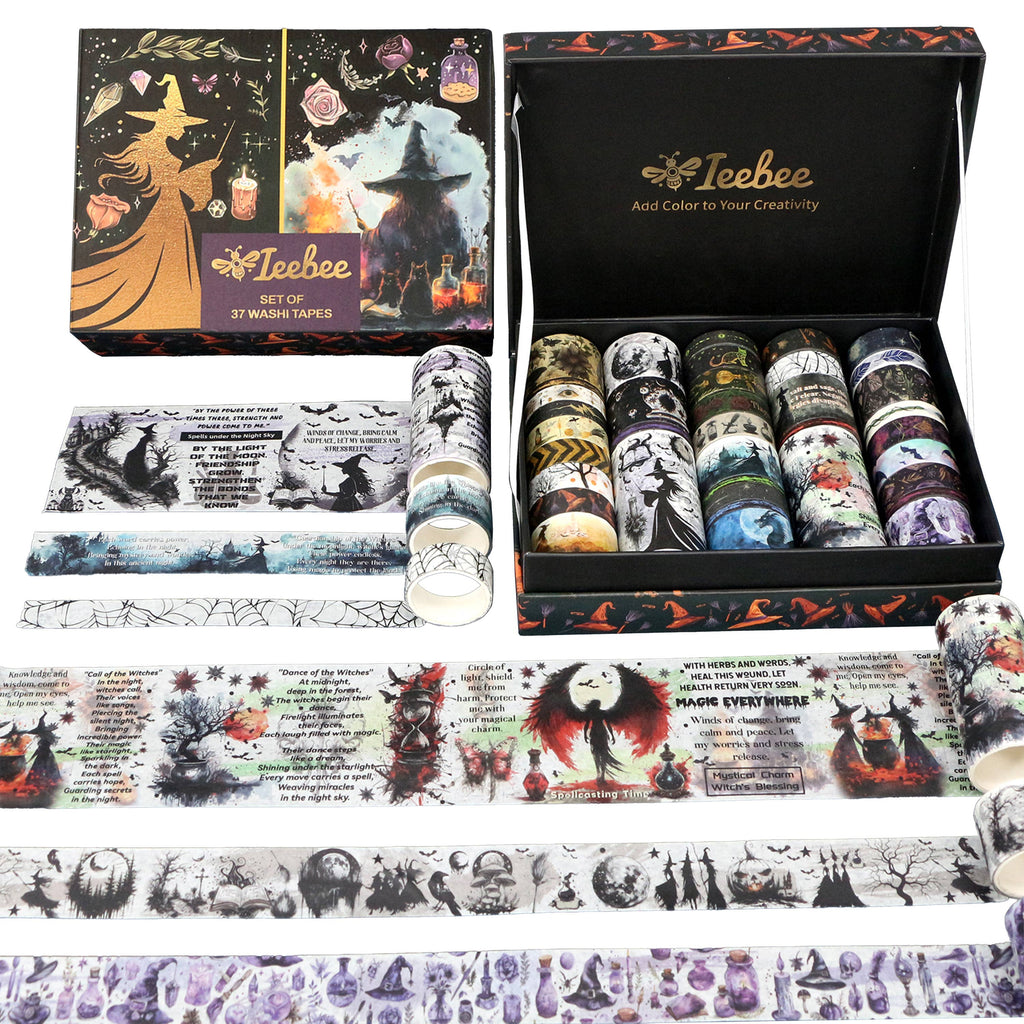 Phantom Witches Washi Tape Set - 37 Rolls