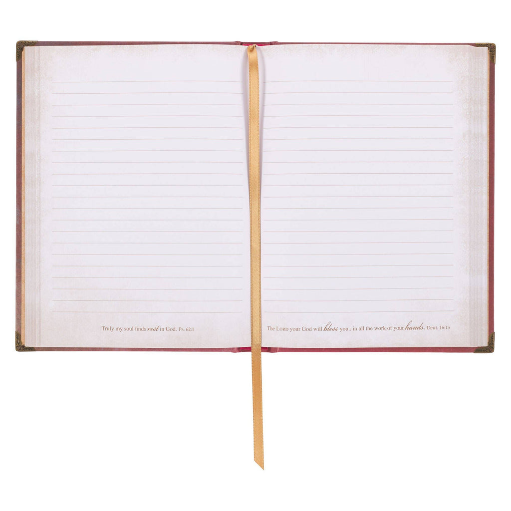 Journal Hardcover Pink Butterfly Be Still Ps. 46:10