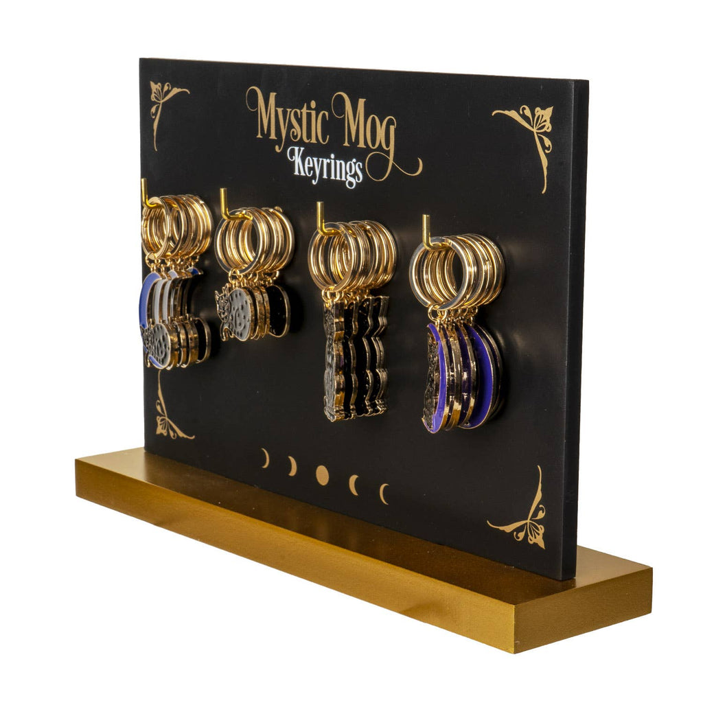 Mystic Mog Black Cat Keychain