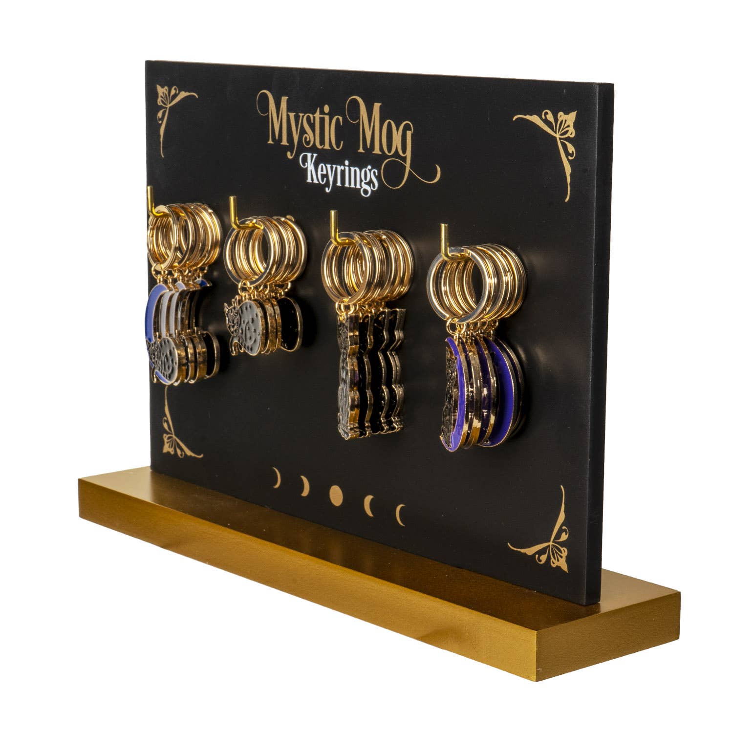 Mystic Mog Black Cat Keychain