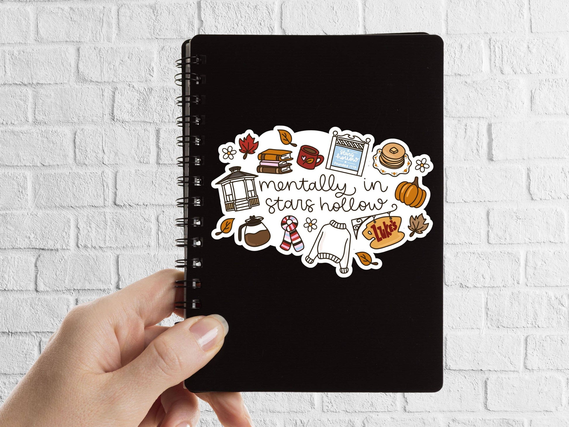 Mentally In Stars Hollow - Gilmore Girls Sticker