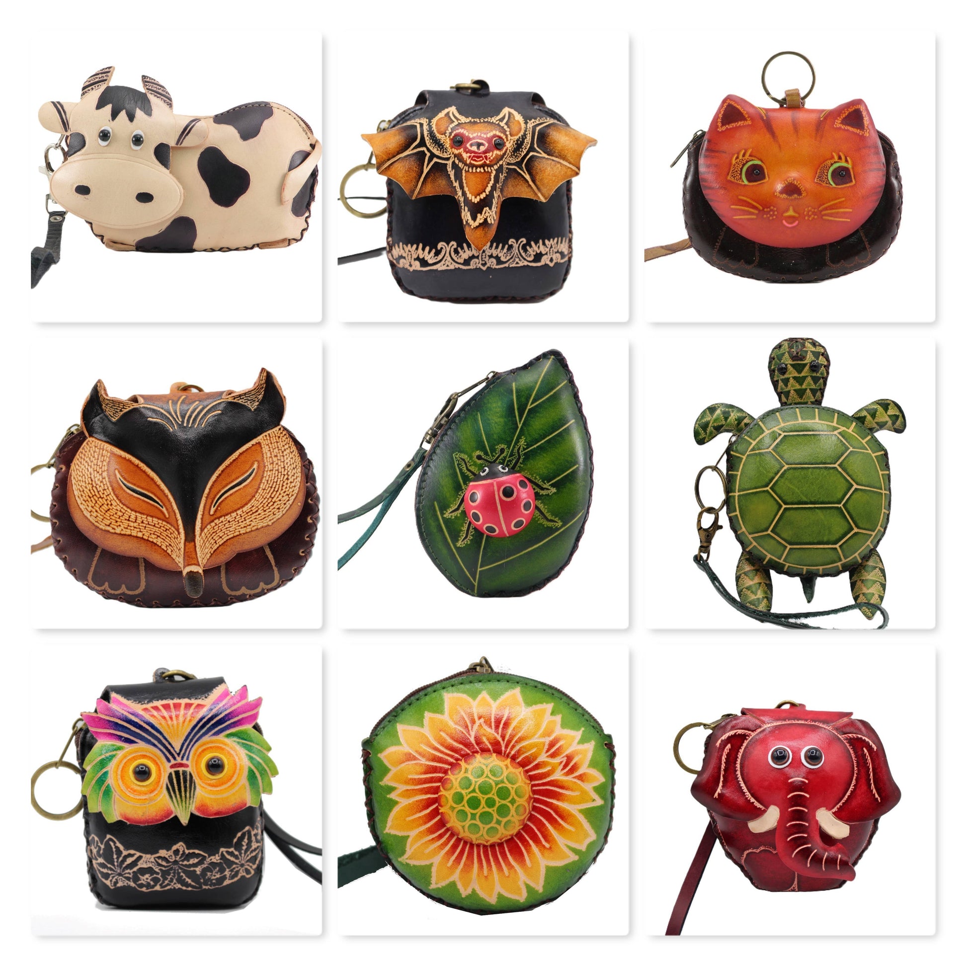 Assorted Animal wristlet / coin purse