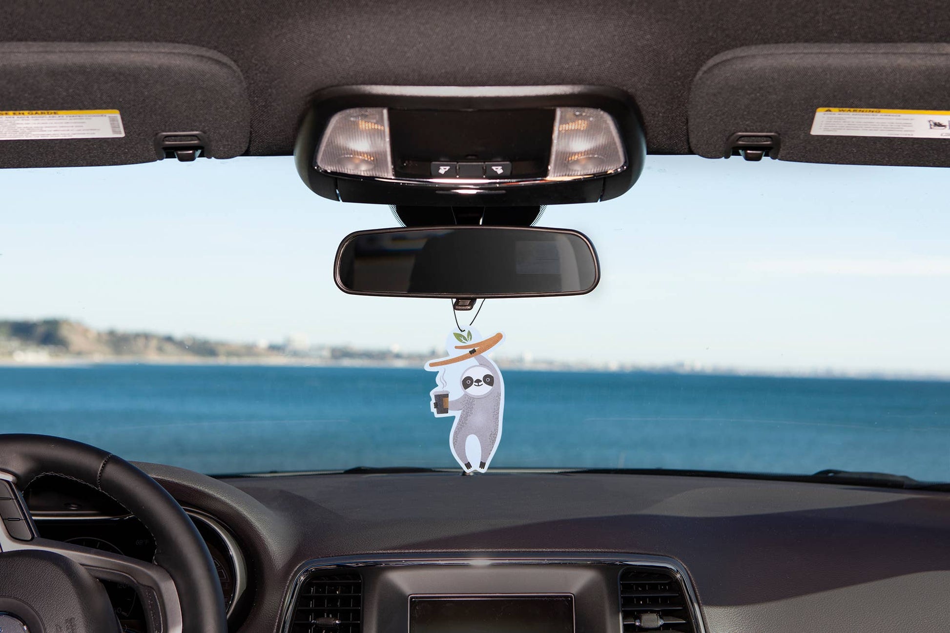Coffee Sloth Air Freshener