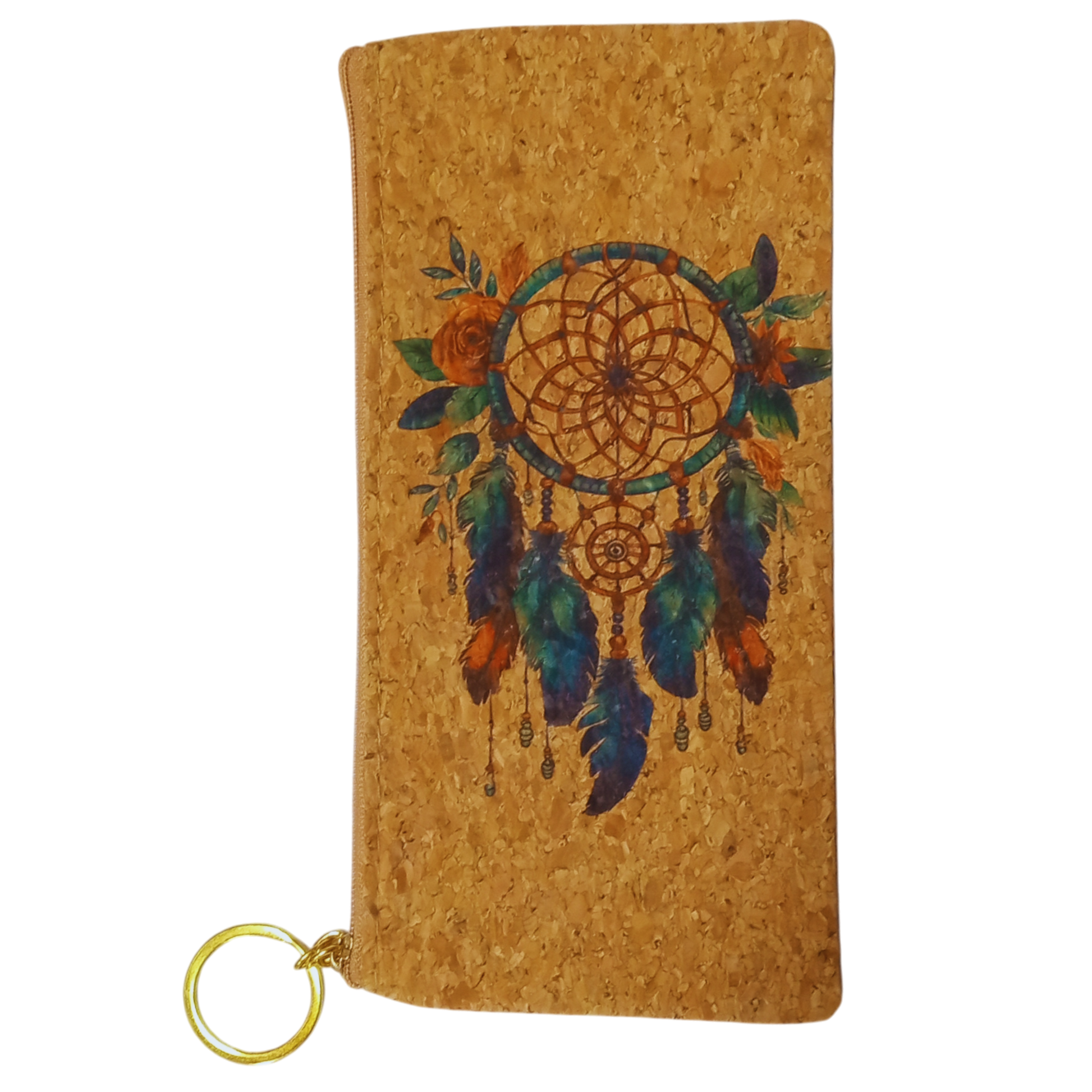 Dreamcatcher Printed Cork cover Journal & Pencil Bag