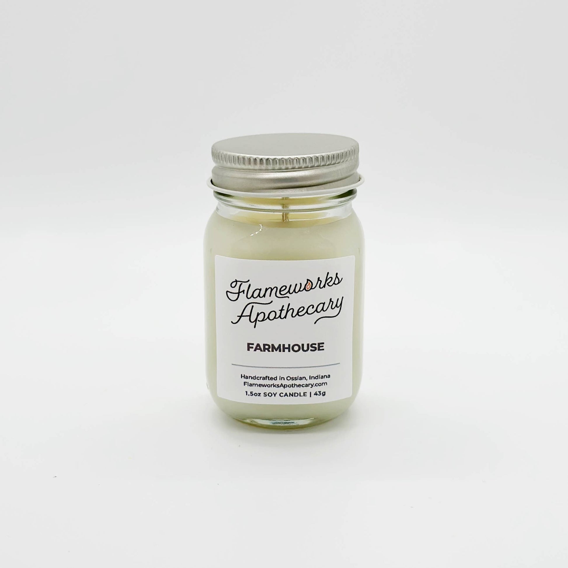 Farmhouse 1.5 oz Mini Mason Jar Candle
