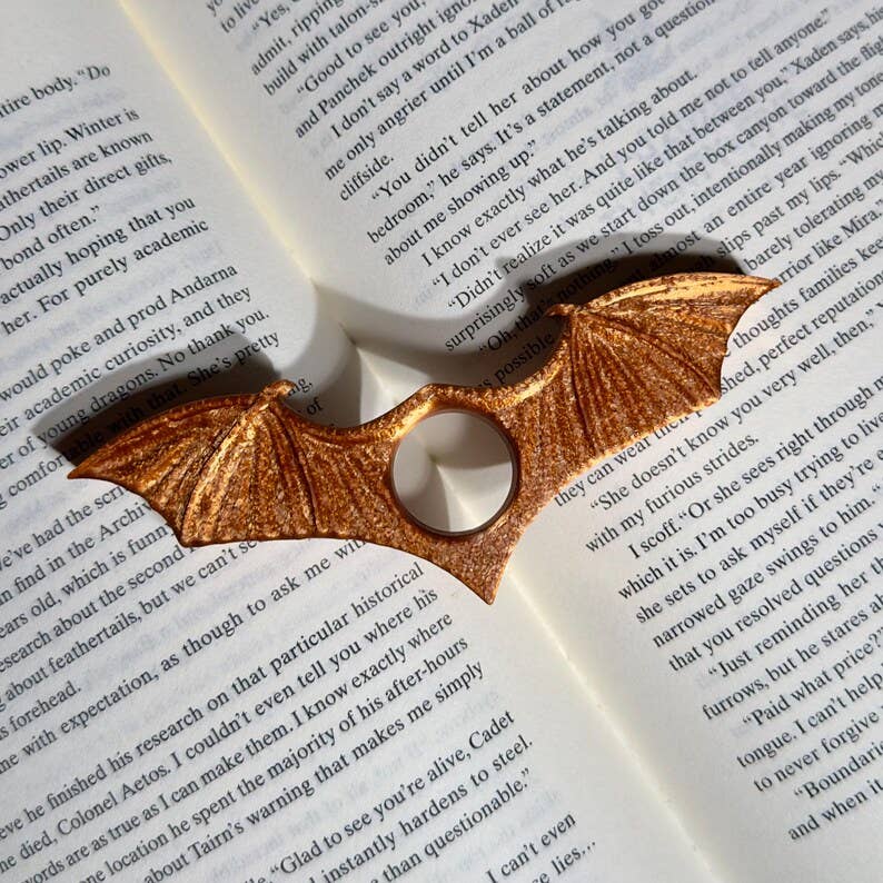 Bat Wing Thumb Page Holder | Accessory for Book Lovers
