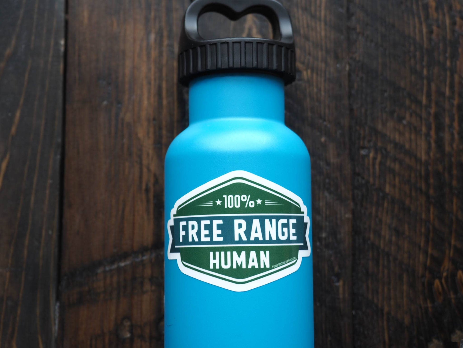 Free Range Human Stickers, Adventure Vinyl Decals