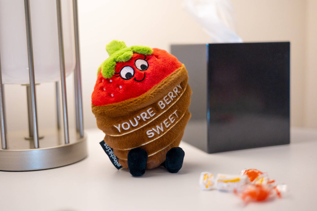 Strawberry Plush Just Kiddin' Plush For Kids Toy Funny Cute