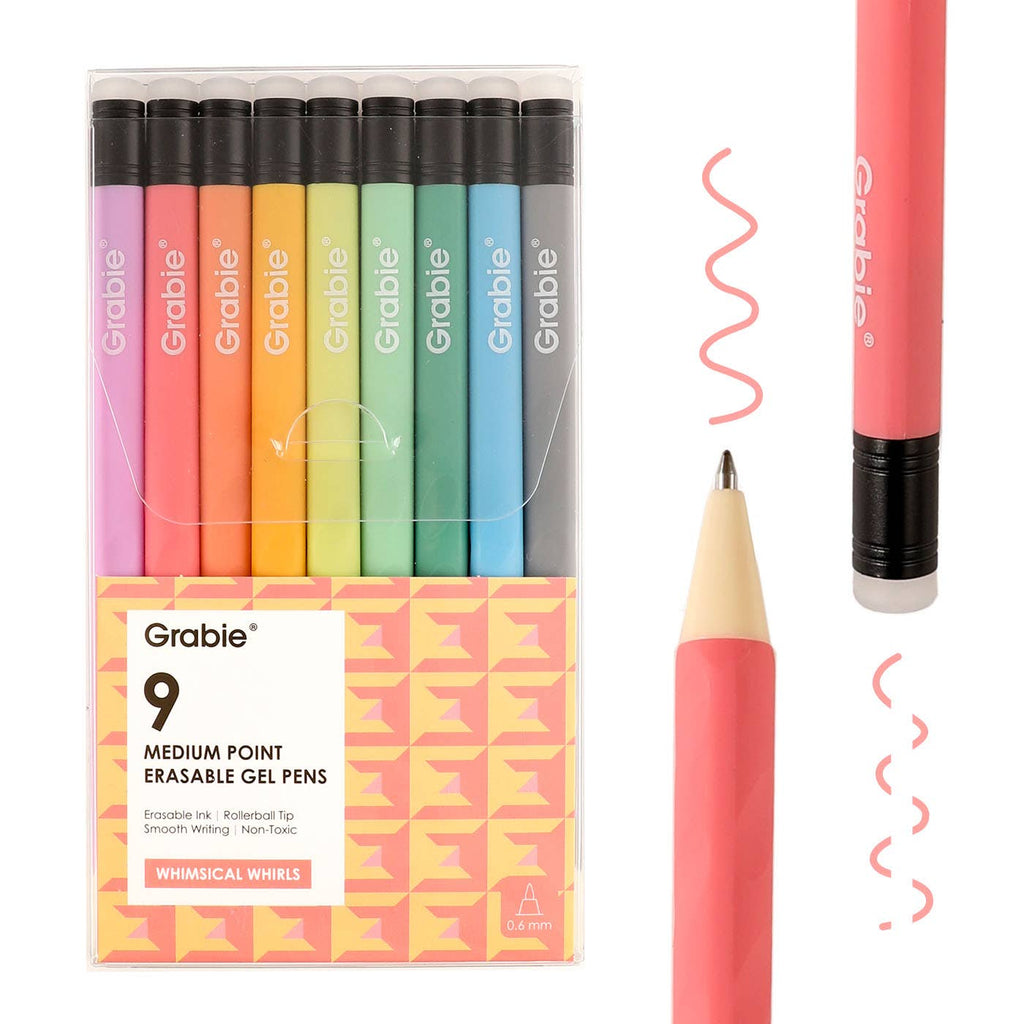 Medium Point Erasable Gel Pen Set