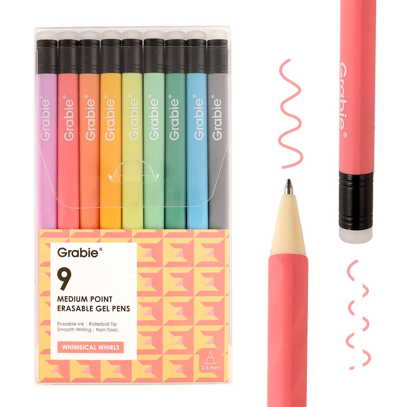 Medium Point Erasable Gel Pen Set