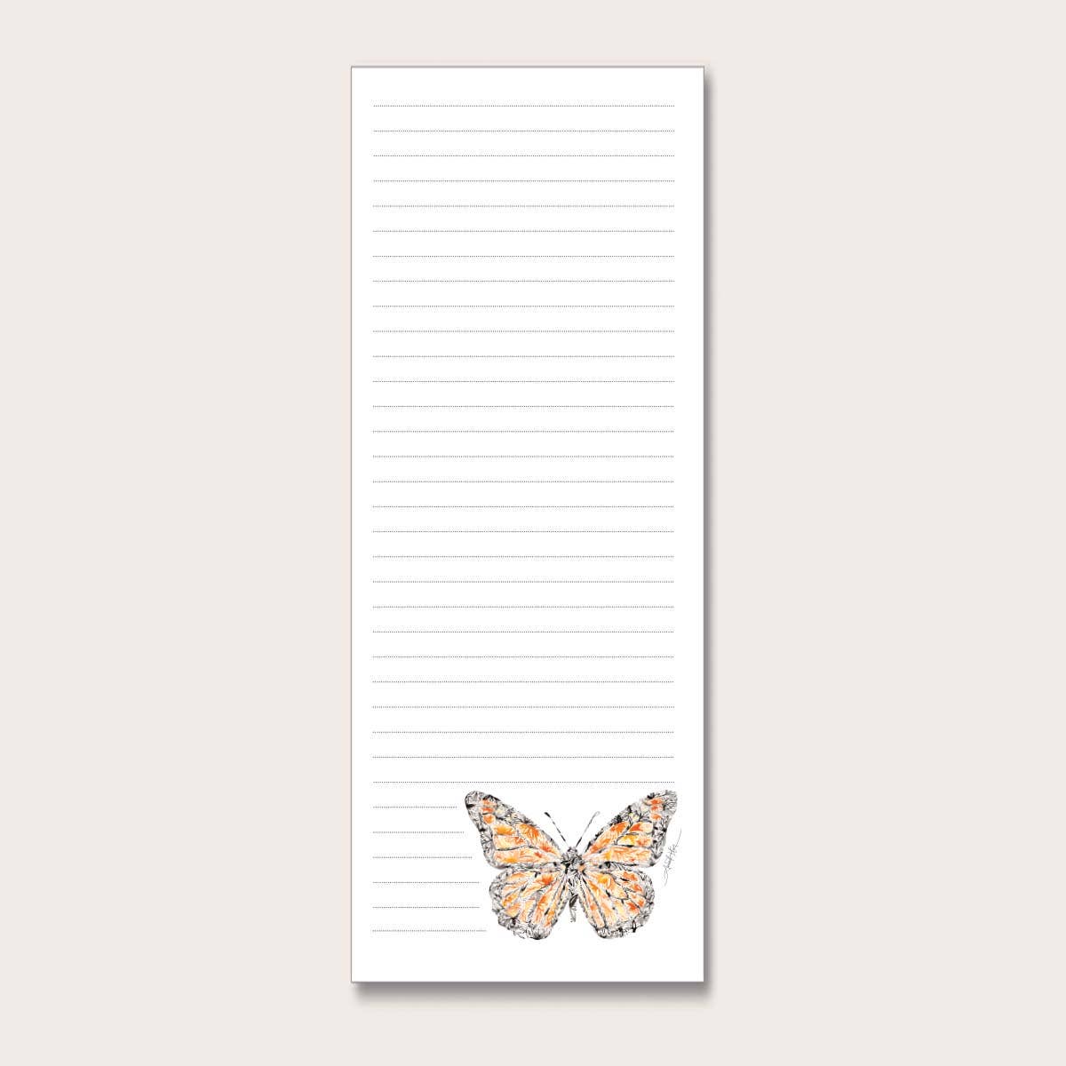 Monarch Butterfly Refrigerator Notepad