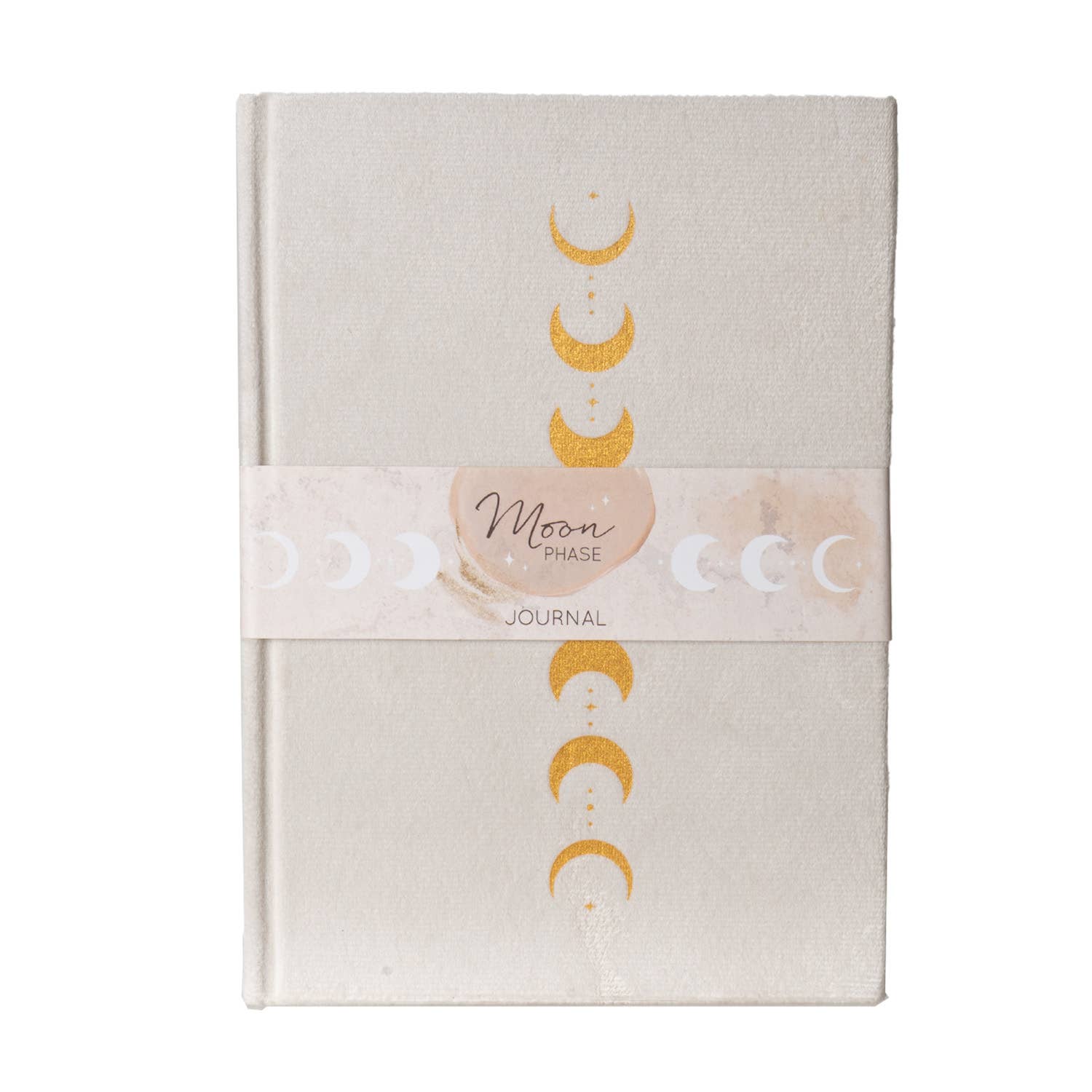 Moon Phases Velvet A5 Journal