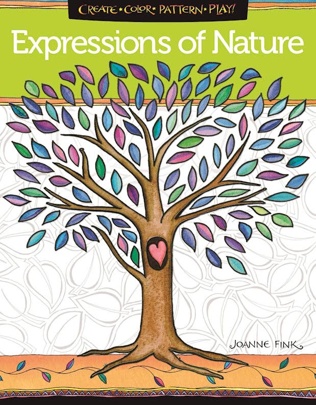 Expressions of Nature Coloring Book - Adult Coloring Designs