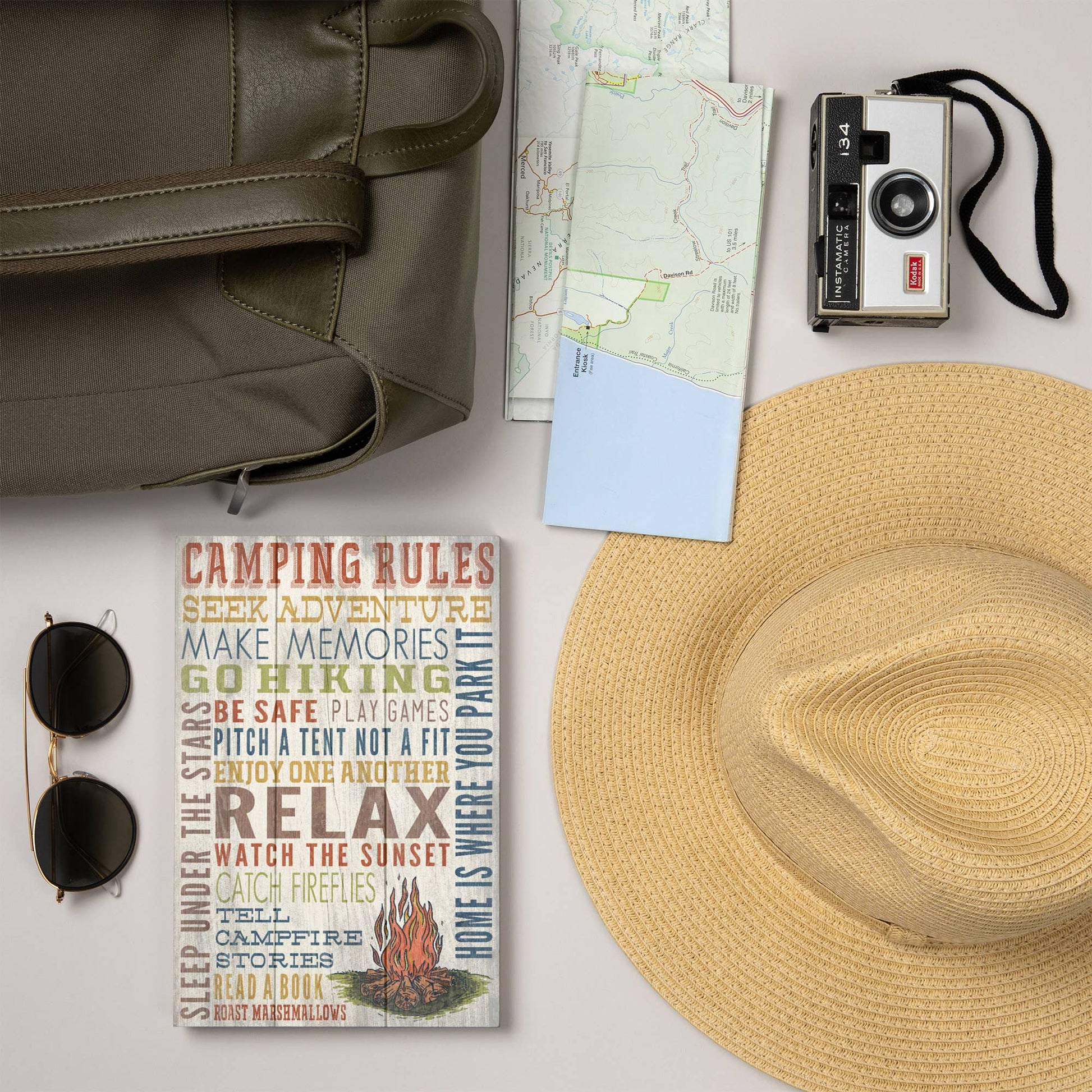 PREMIUM JOURNAL Camping Rules, Home Is Where You Park It